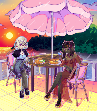 Characters by [[2weakfish](https://toyhou.se/2weakfish)], Outfits by [[Maixian](https://artfight.net/~Maixian)]